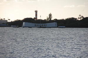 Arizona Memorial and Ford Island Control Tower